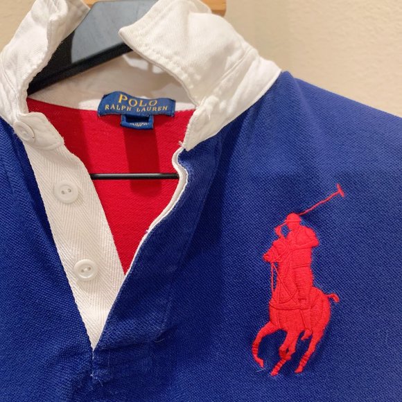 Big Pony Mesh Long-Sleeve Polo-Multi Color - Picture 3 of 6